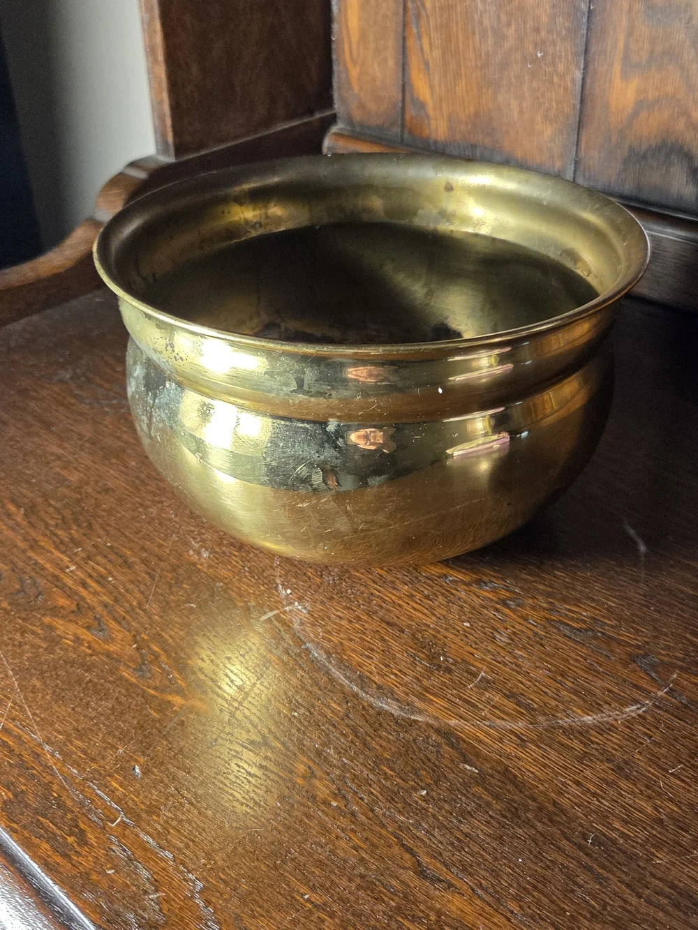 Vintage solid brass